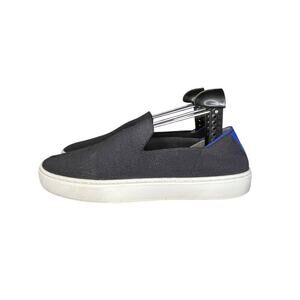 Womens Rothy's The Sneaker Slip On Casual Shoes Size 7.5 Blue White